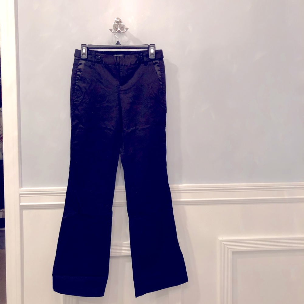 Armani Exchange Satin waist dress pants black P0